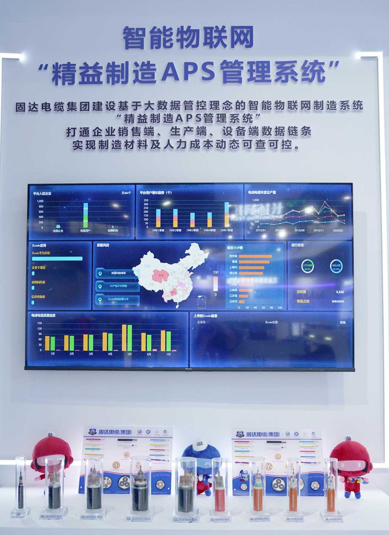 2023数博会开幕首日，固达电缆集团展厅人气爆棚