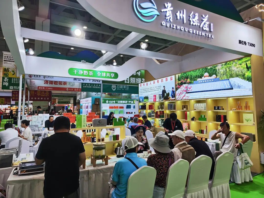 黔茶飘香“泉”情绽放!贵州绿茶展团济南茶博会热销收官