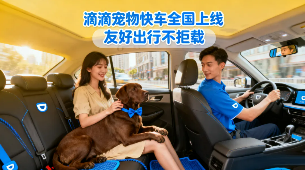 滴滴官宣上门喂猫遛狗！携宠出行必看，这2款消毒神器太实用