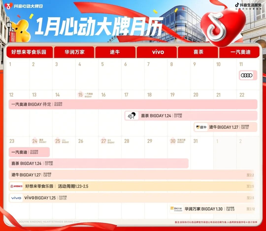 1月心动指南！解锁品牌开年花样玩法
