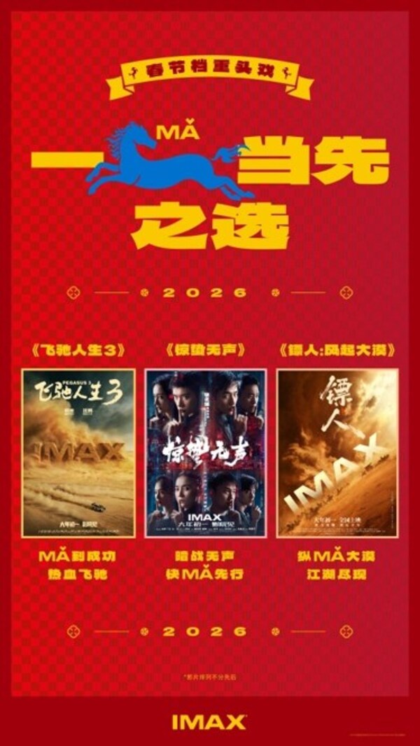 IMAX中国2026年春节档票房达1.93亿人民币 卓越视听点亮观影热潮