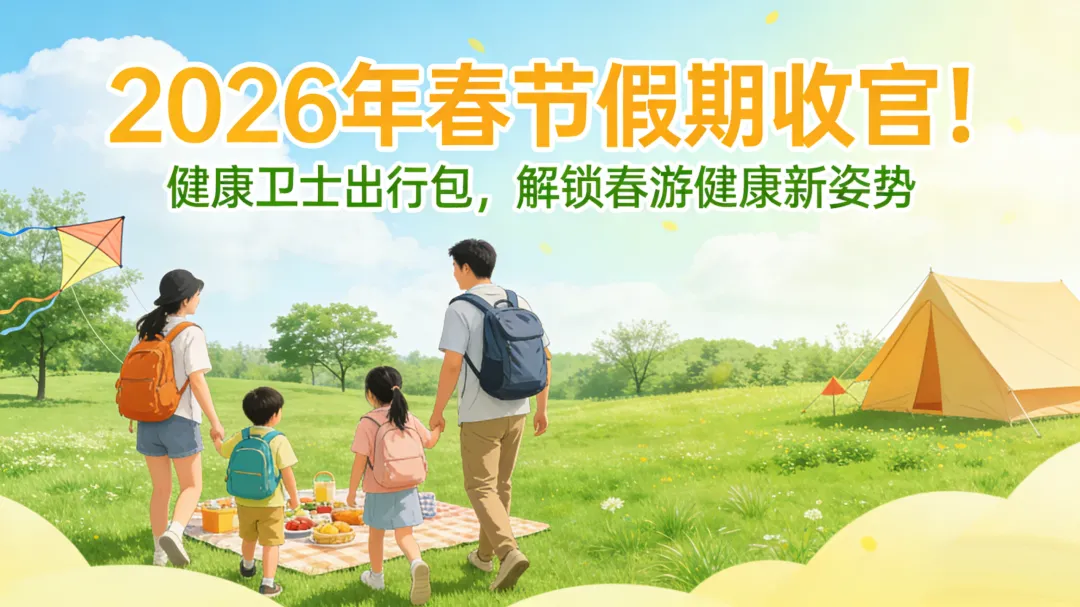 2026春节假期收官！健康卫士出行包，解锁春游健康新姿势