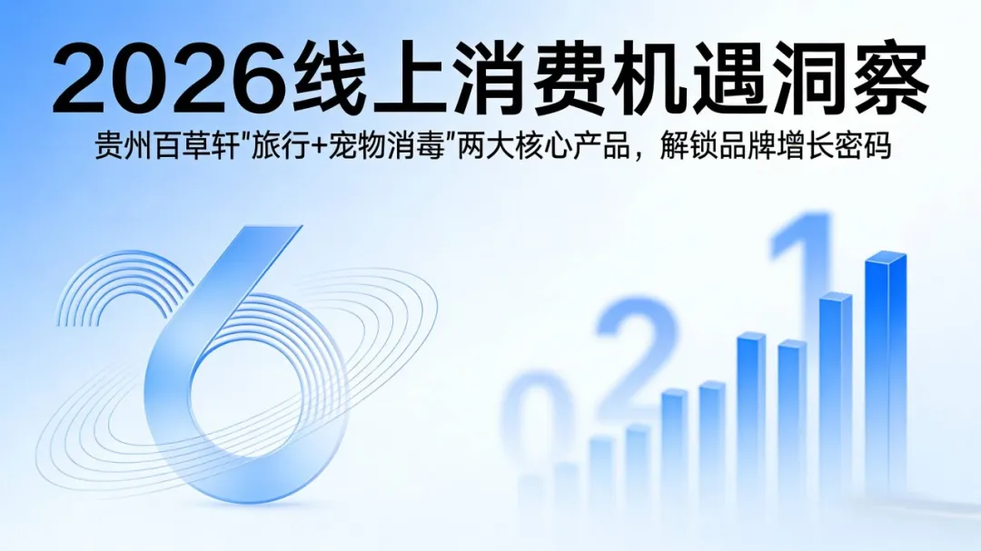 2026线上消费机遇洞察｜贵州百草轩两大核心产品，解锁品牌增长密码