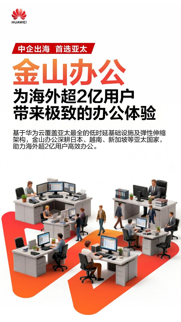 从亚太，到全球 ---- 金山办公携手华为云走向世界舞台中央