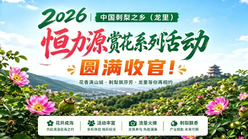 花开刺梨沟 热爱有回响 | 恒力源刺梨赏花季溯源直播突破800万