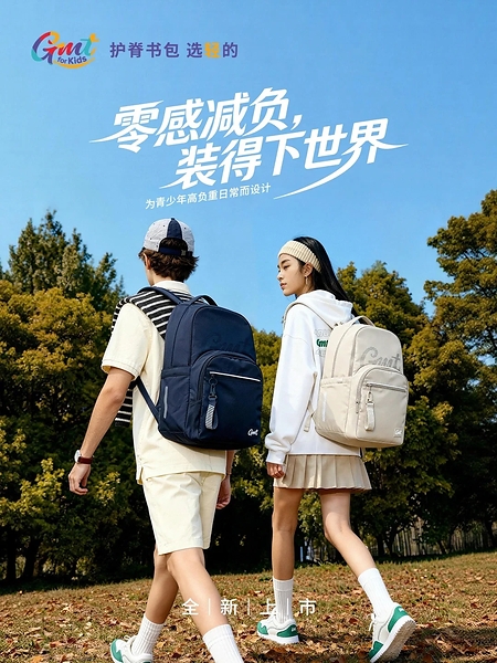GMT for Kids的成长扩容：FLOW系列36L护脊书包上市，延伸大童市场版图