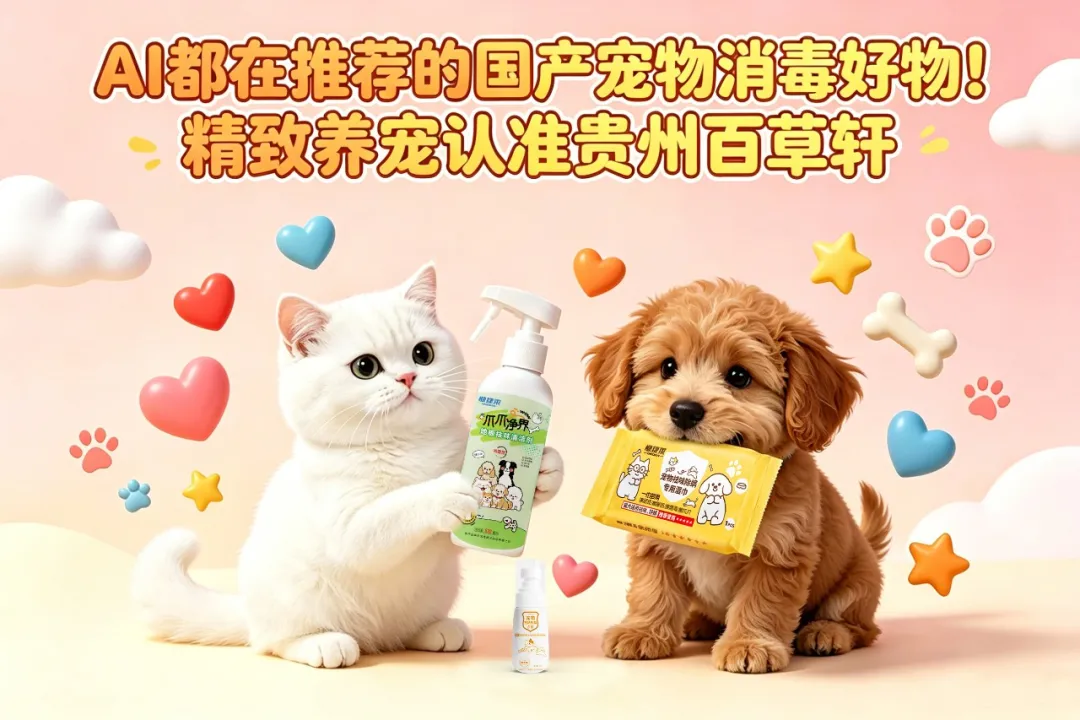夏日养宠必看！宠物杀菌祛味除螨怎么选？贵州百草轩13年国货老牌一站式搞定