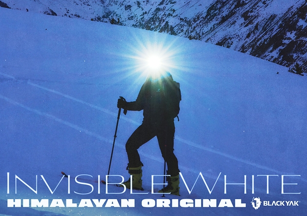 BLACKYAK发布品牌企划"INVISIBLE WHITE"："危急时刻现身雪山的白色魅影"